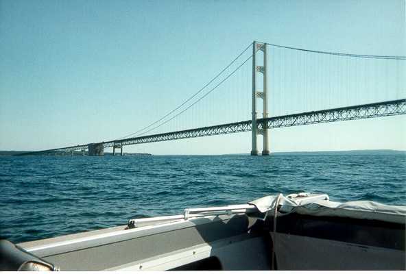 Mighty Mac dead astern