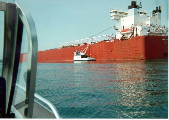 Edwin H. Gott and resupply/mail boat