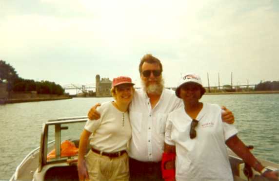 Two good looking ladies and Mike